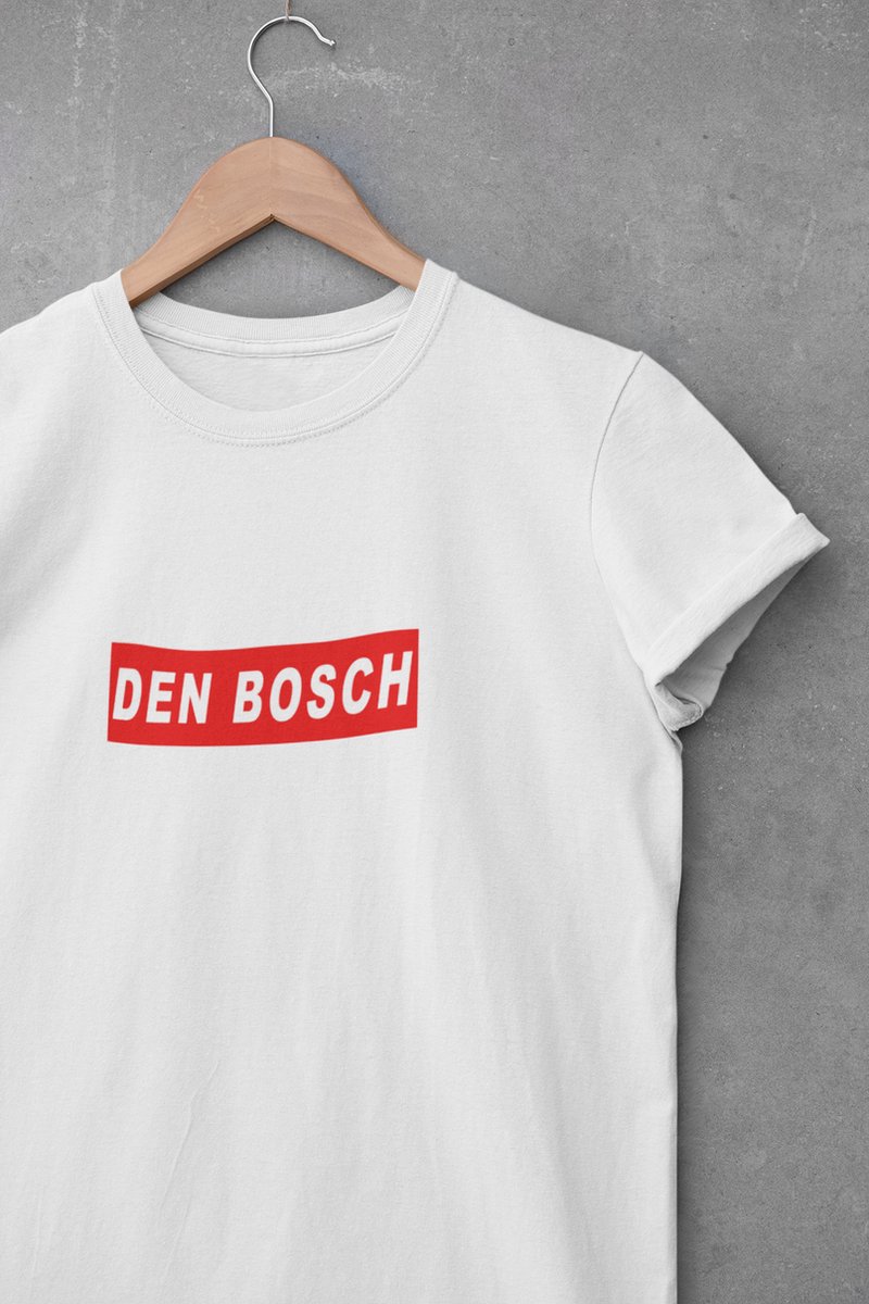 Shirt - Den Bosch - Wurban Wear | Grappig shirt | Leuk cadeau| Unisex tshirt | FC Den Bosch | Carnaval | Wit & Zwart